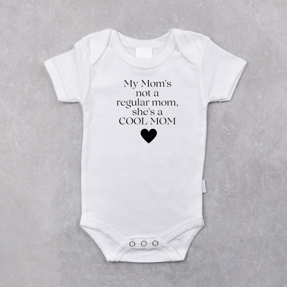 Cool mom baby onesie